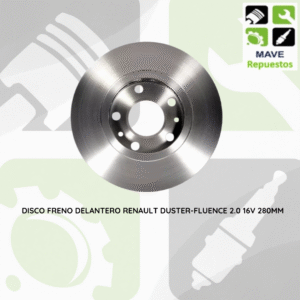DISCO FRENO DELANTERO RENAULT DUSTER-FLUENCE 2.0 16V 11/ 280mm SANWOO